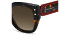 Carolina Herrera Kat Sun - Tortoise & Red