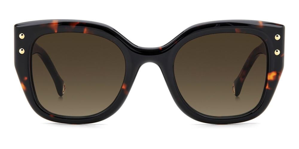 Carolina Herrera Kat Sun - Tortoise & Red
