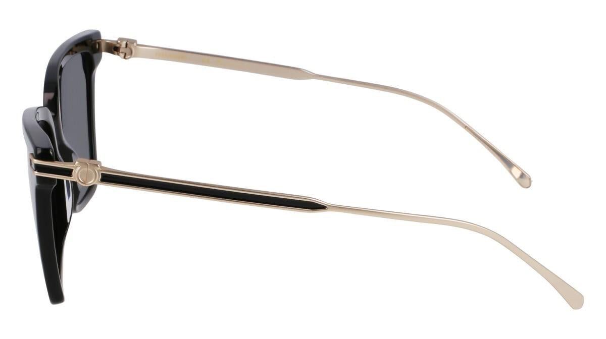 Salvatore Ferragamo Sun - Black & Metal