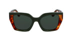 Salvatore Ferragamo Kat Sun - Tortoise & Green