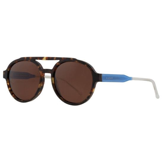 Tommy Hilfiger Aviator Sun - Tortoise & Blue