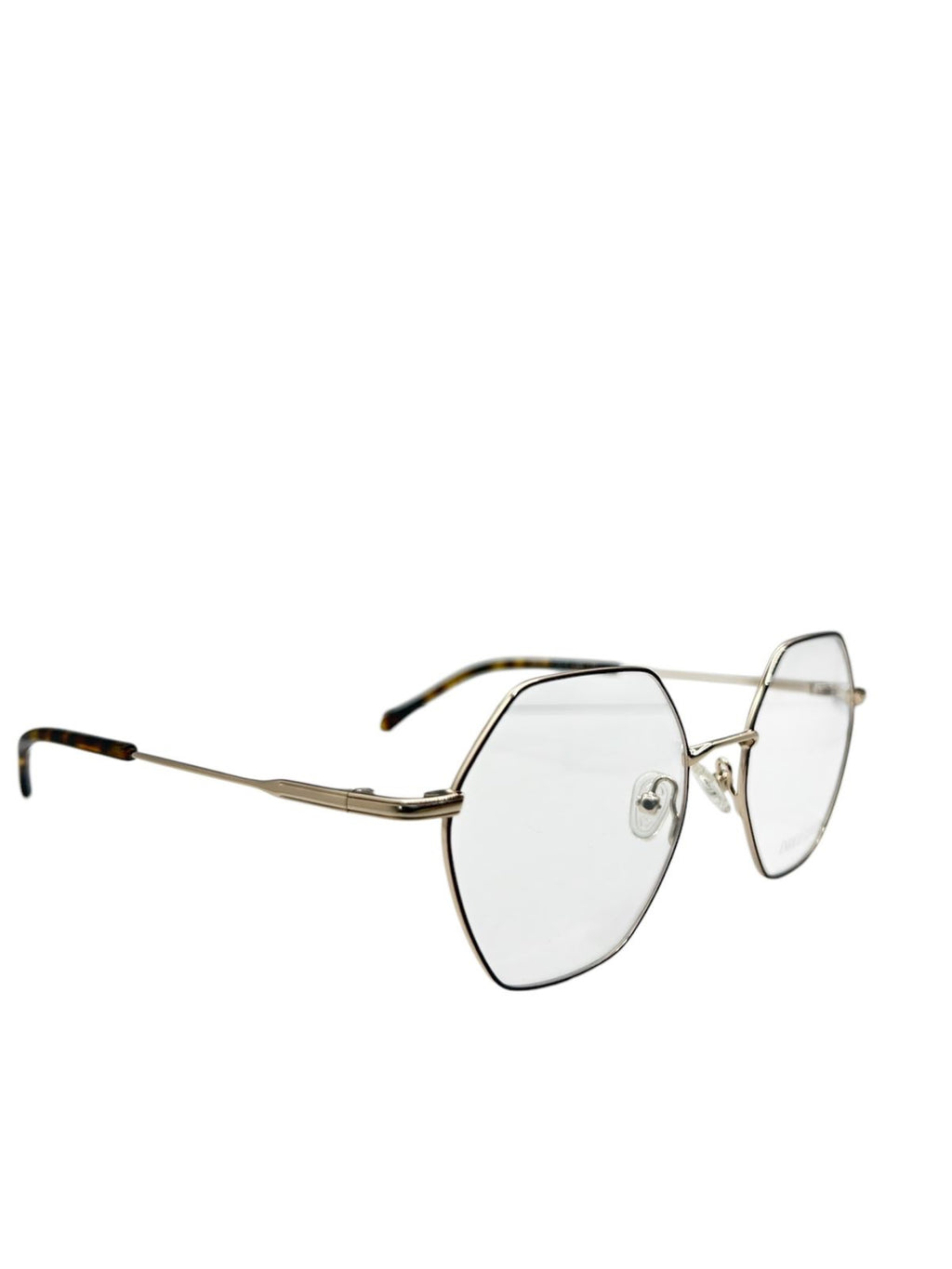 Enrico Coveri Hexagonal Read - Silver & Tortoise