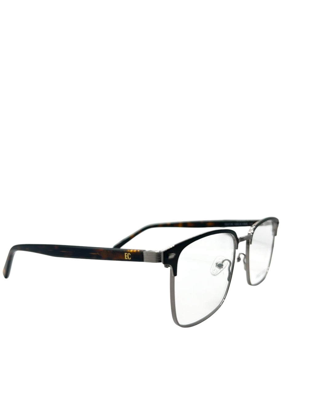 Enrico Coveri Square Read - Tortoise & Silver