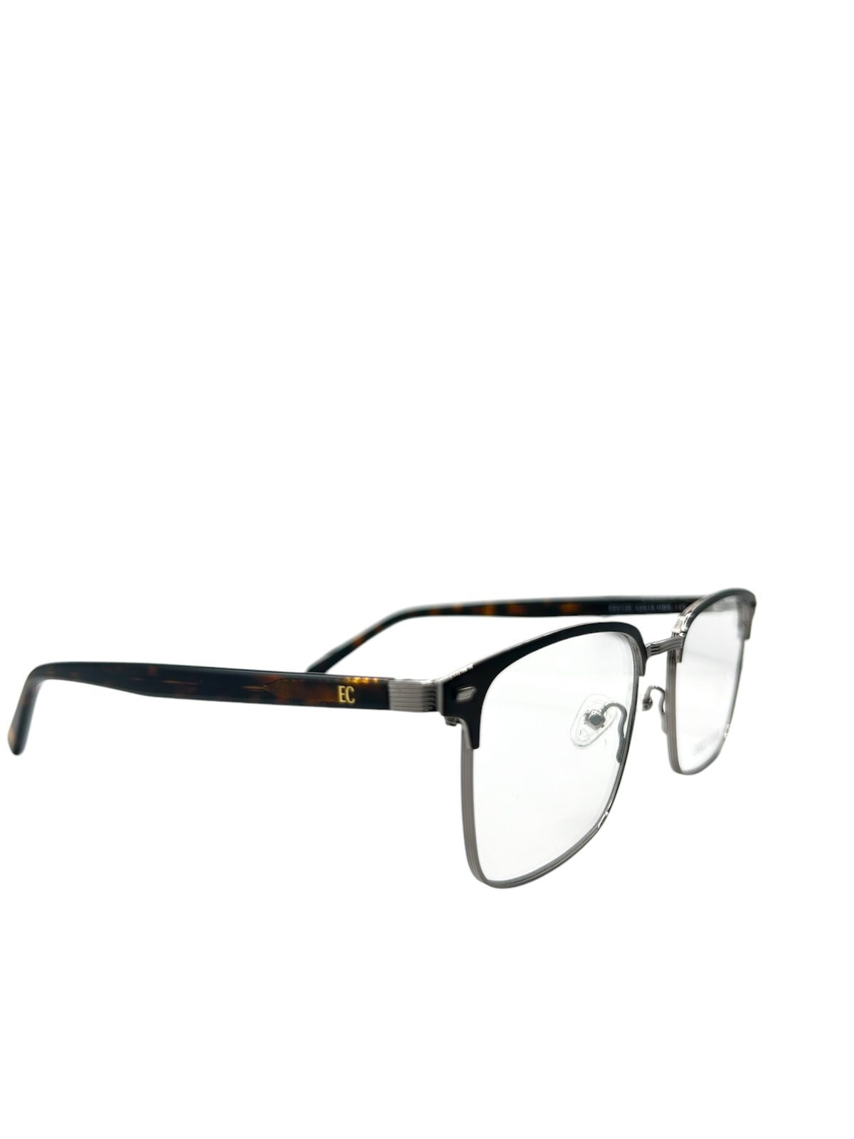 Enrico Coveri Square Read - Tortoise & Silver