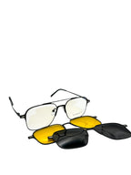 Quality Aviator Clip On - Black