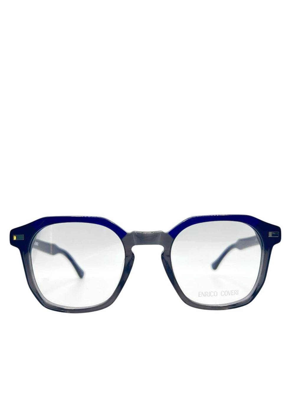 Enrico Coveri Hexagonal Read - Blue & Silver