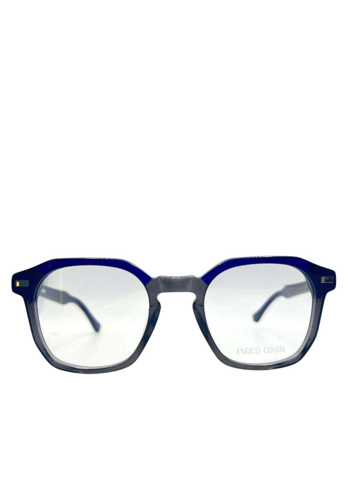 Enrico Coveri Hexagonal Read - Blue & Silver