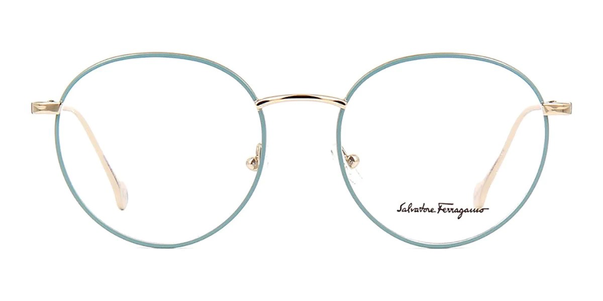 Salvatore Ferragamo Read - Gold & Turquoise