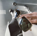 Ray Ban Square Sun - Gold Metal