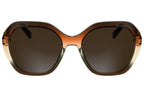 Longchamp Square Oversize Sun - Brown