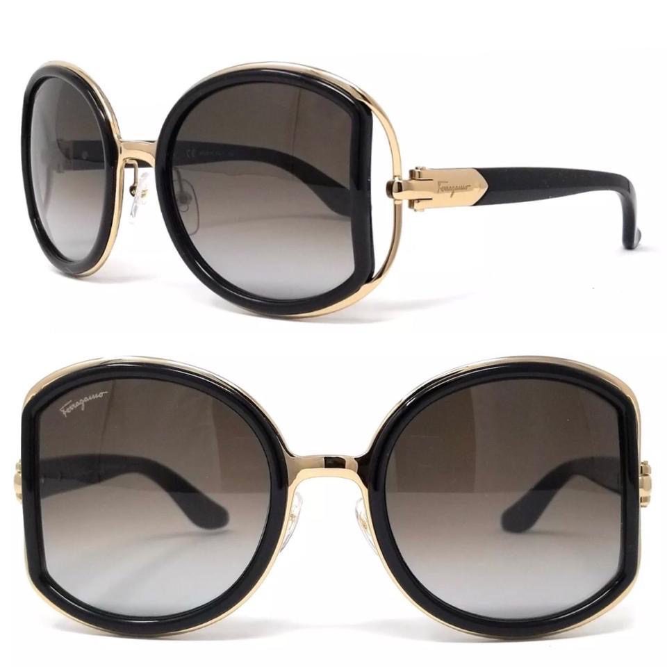 Salvatore Ferragamo Sun - Black & Gold
