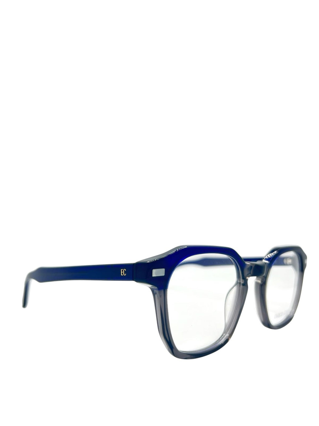 Enrico Coveri Hexagonal Read - Blue & Silver
