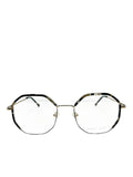 Enrico Coveri Octagonal Read - Tortoise & Silver