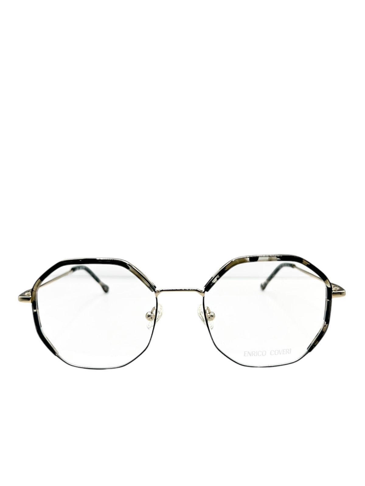 Enrico Coveri Octagonal Read - Tortoise & Silver