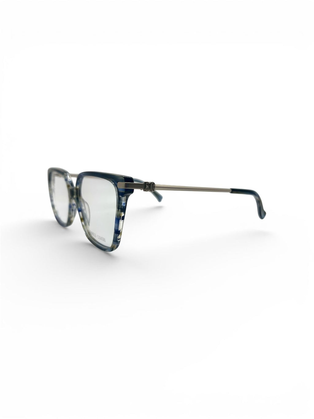 Enrico Coveri Square Read - Blue & Green Tortoise