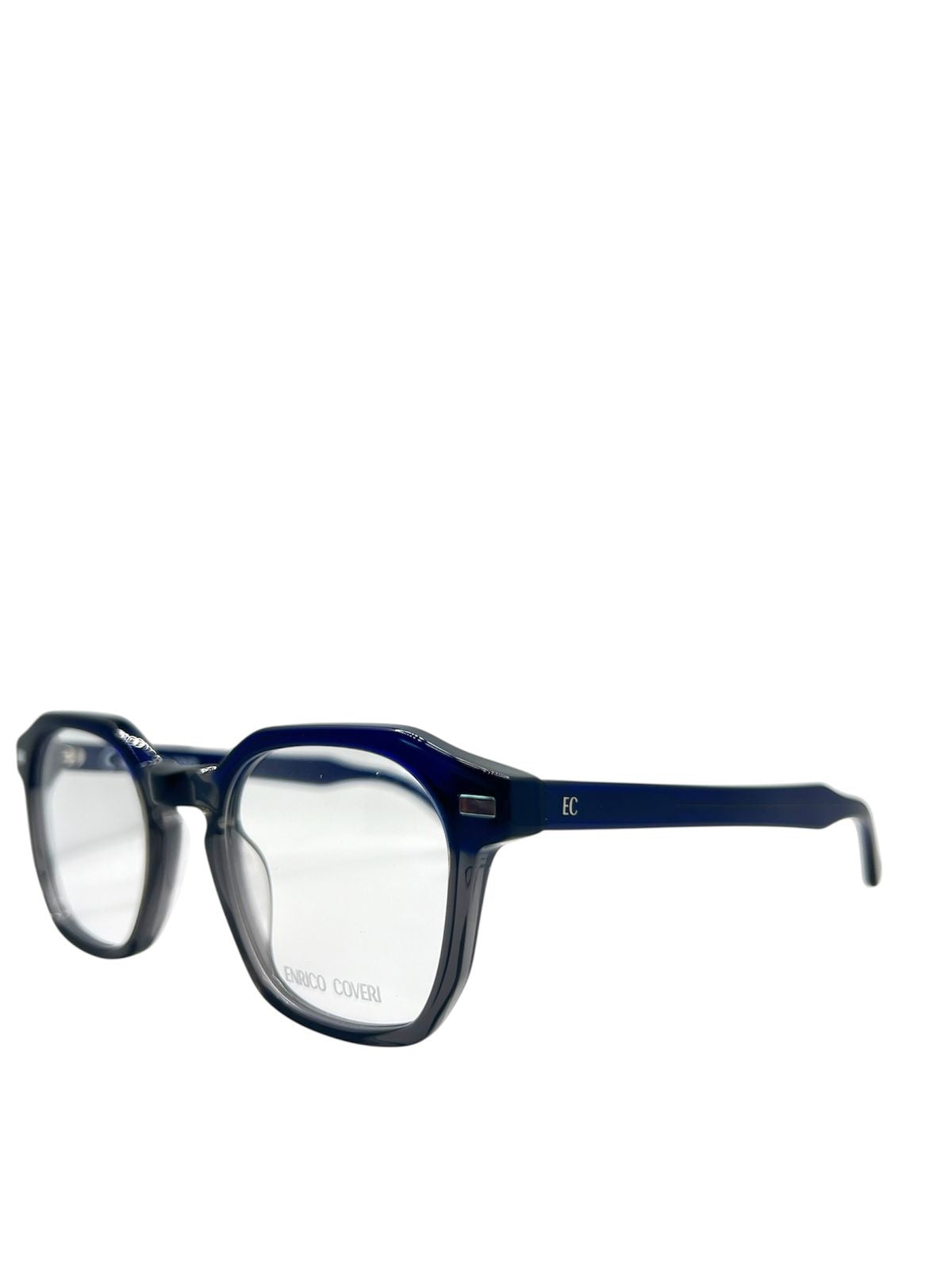 Enrico Coveri Hexagonal Read - Blue & Silver
