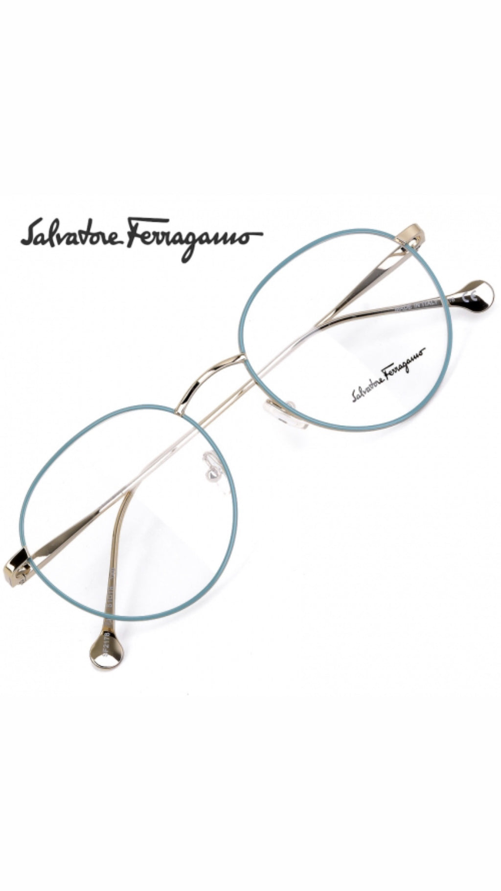 Salvatore Ferragamo Read - Gold & Turquoise