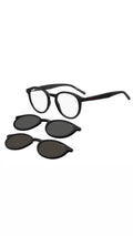 Hugo Boss Round Clip On Read - Black
