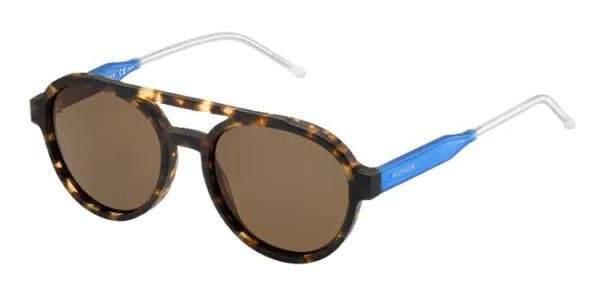 Tommy Hilfiger Aviator Sun - Tortoise & Blue
