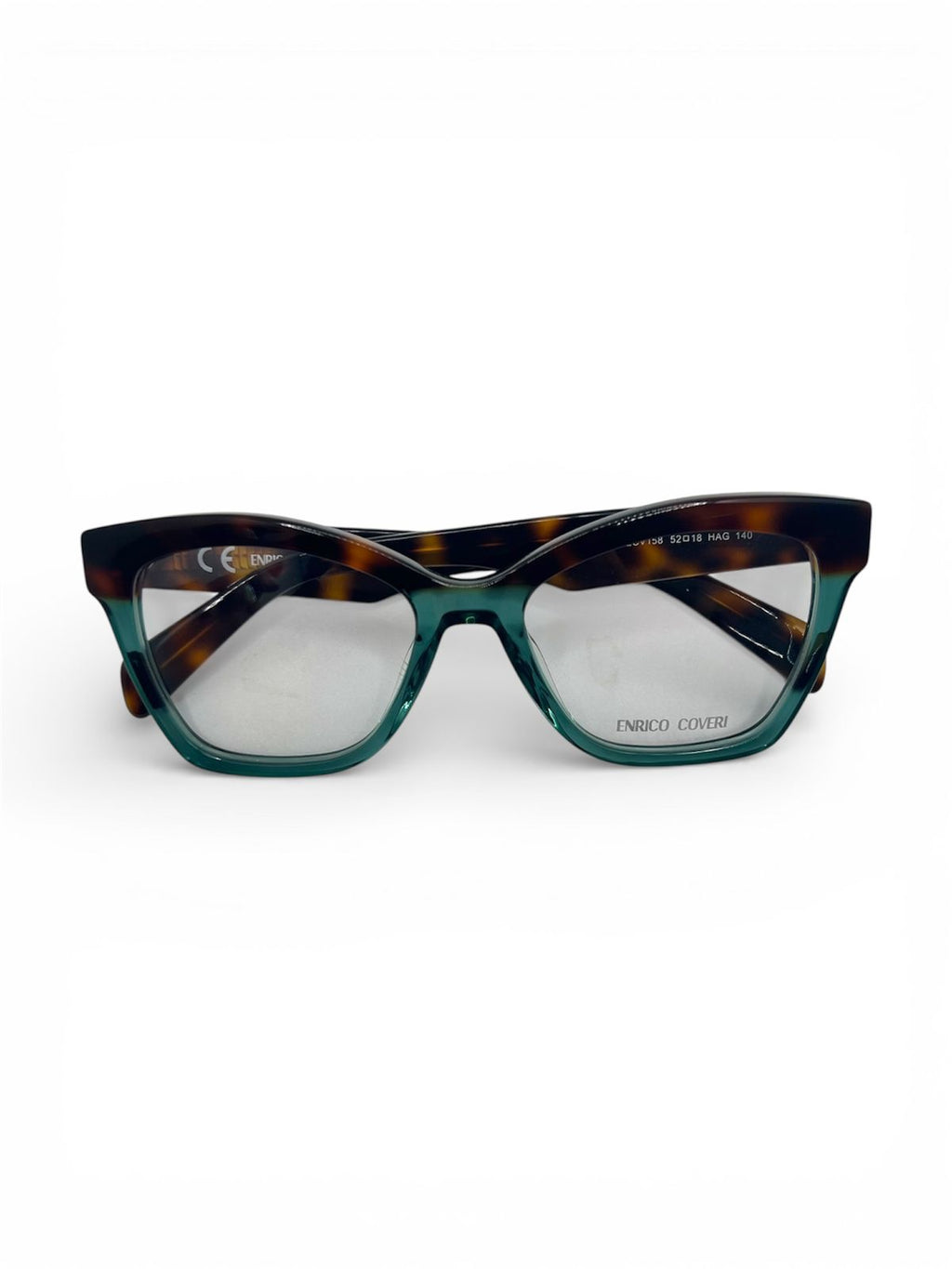 Enrico Coveri Kat Read - Green & Tortoise