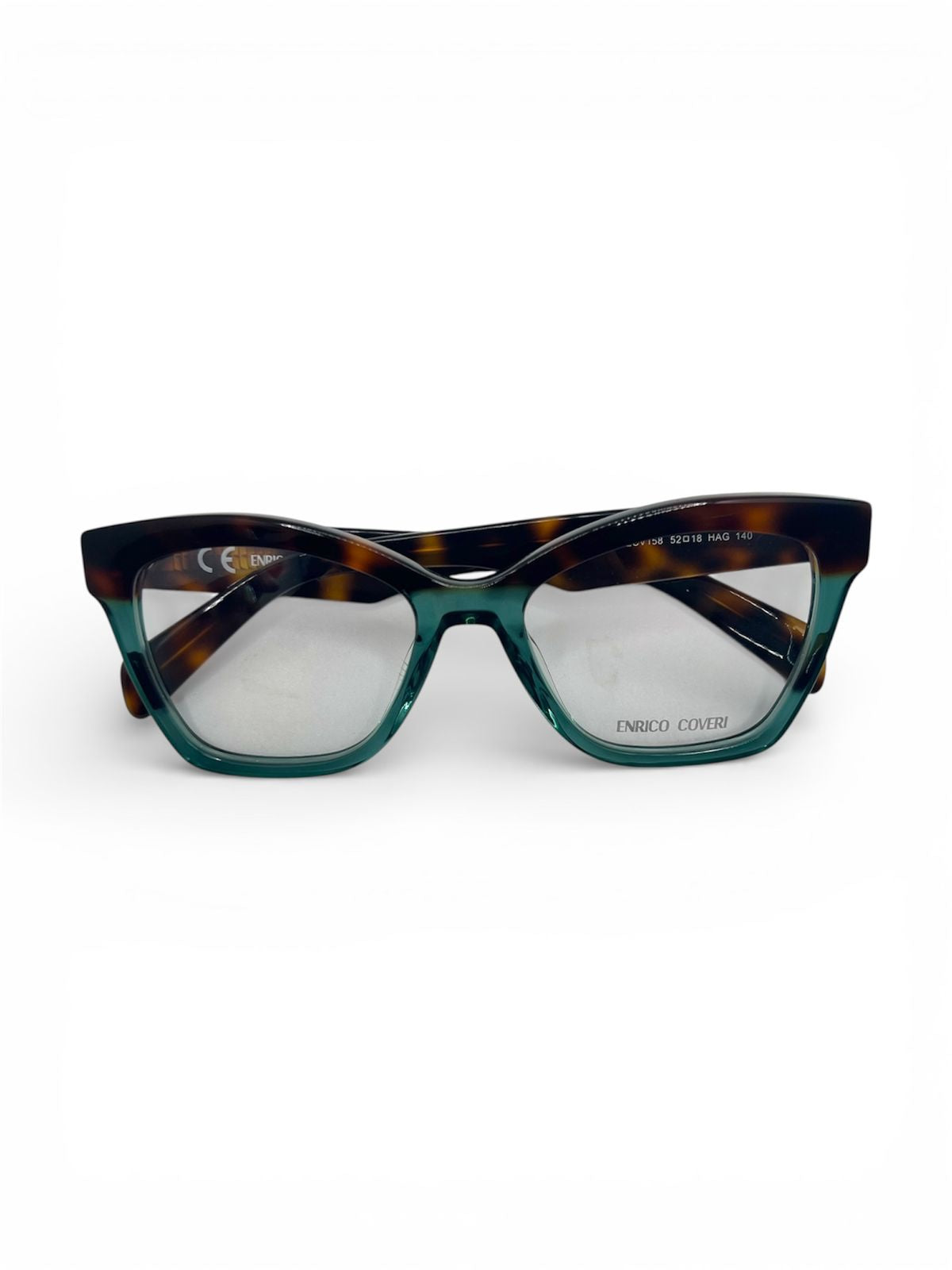 Enrico Coveri Kat Read - Green & Tortoise