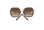 Carolina Herrera Oversize Sun - Tortoise & Gold