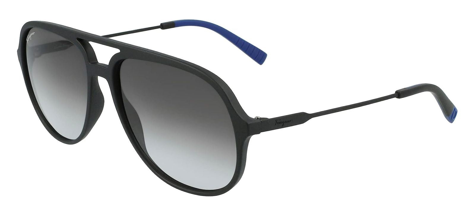Salvatore Ferragamo Pilot Sun - Black & Grey Gradient