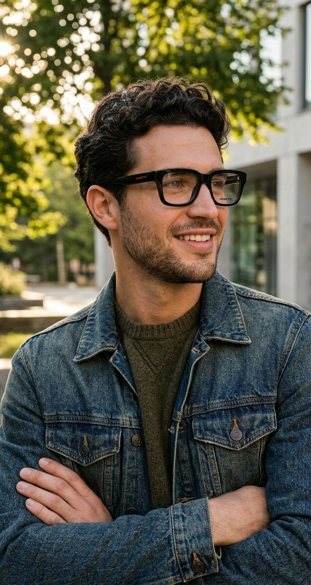 Arnette- Square Black & Red