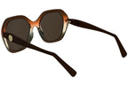 Longchamp Square Oversize Sun - Brown