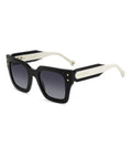Carolina Herrera Oversize Square Sun - Black & white