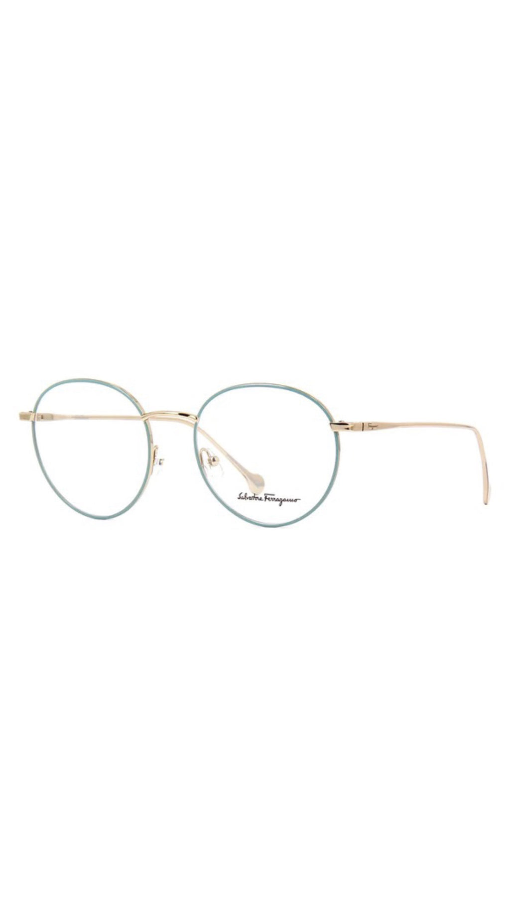 Salvatore Ferragamo Read - Gold & Turquoise