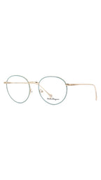Salvatore Ferragamo Read - Gold & Turquoise