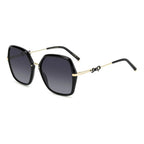 Carolina Herrera Oversize Sun - Black & Gold