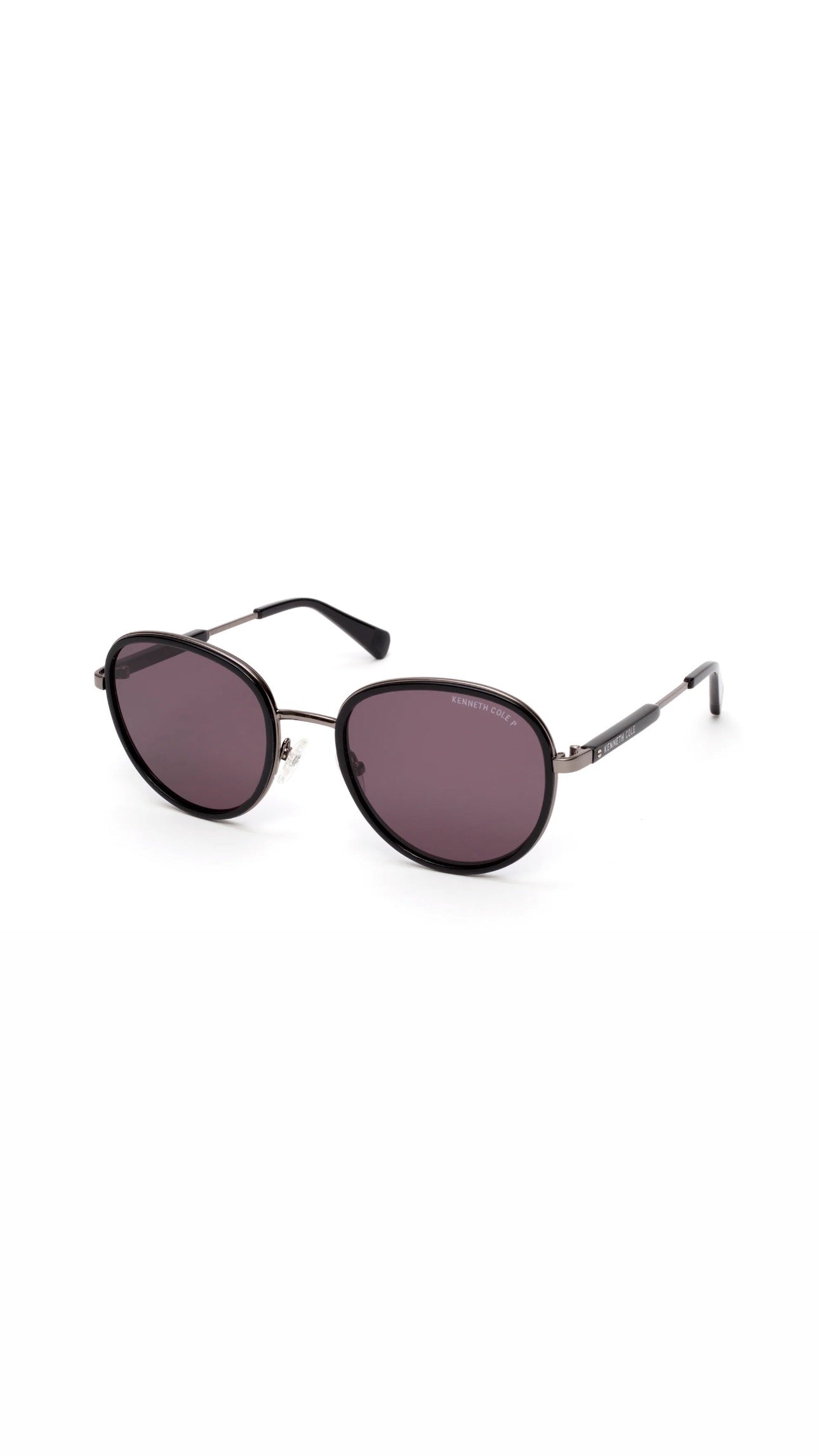 Kenneth Cole Sun - Black & Silver Polarized