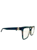 Enrico Coveri Square Read - Green Tortoise