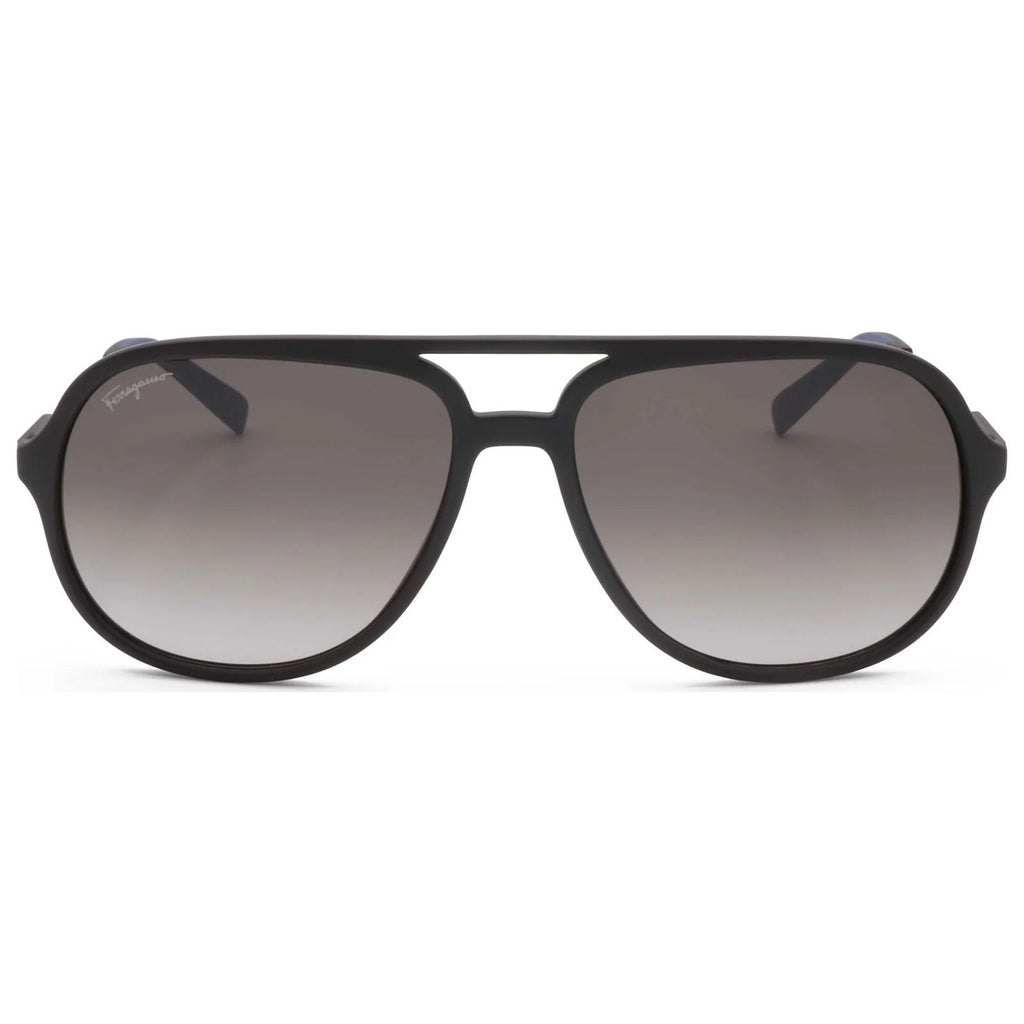 Salvatore Ferragamo Pilot Sun - Black & Grey Gradient