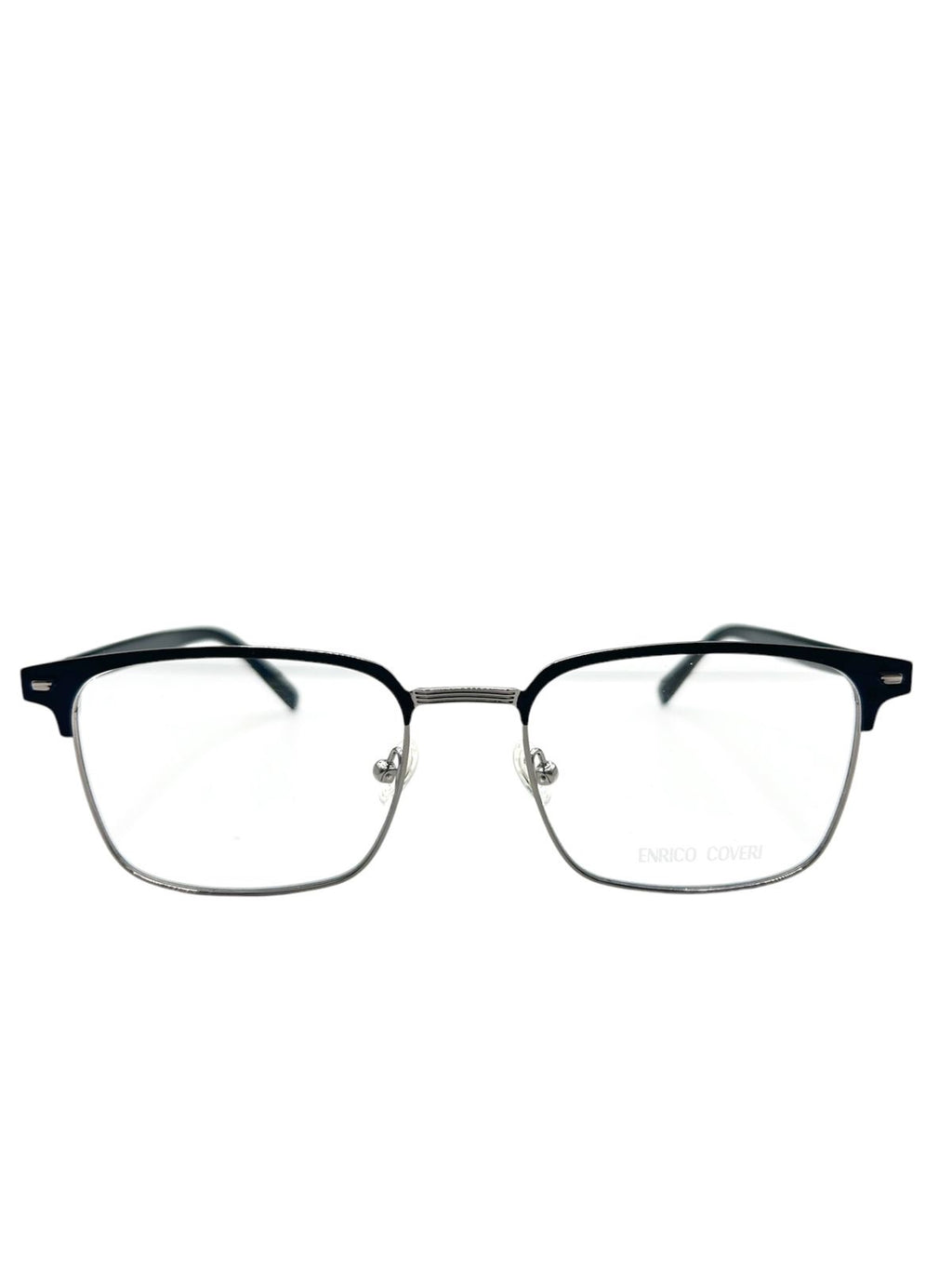 Enrico Coveri Square Read - Tortoise & Silver