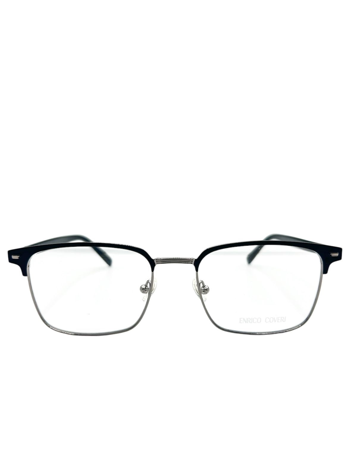 Enrico Coveri Square Read - Tortoise & Silver