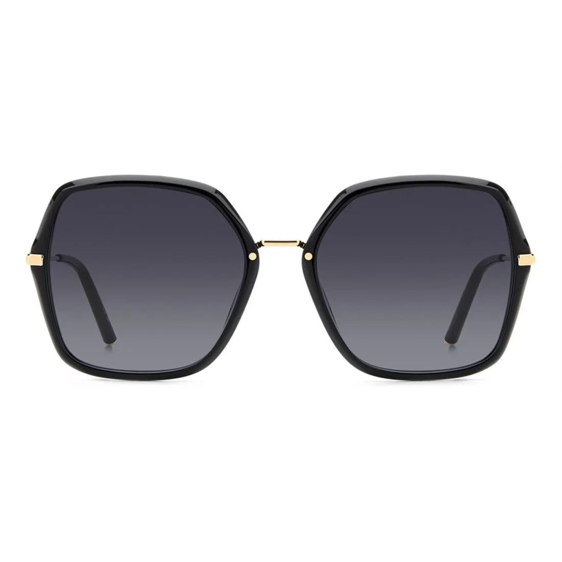 Carolina Herrera Oversize Sun - Black & Gold