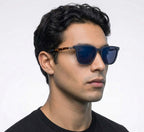Salvatore Ferragamo Rectangular Sunglasses - Blue