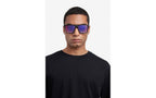 Carrera Square Sunglasses - Blue and Red Mirror