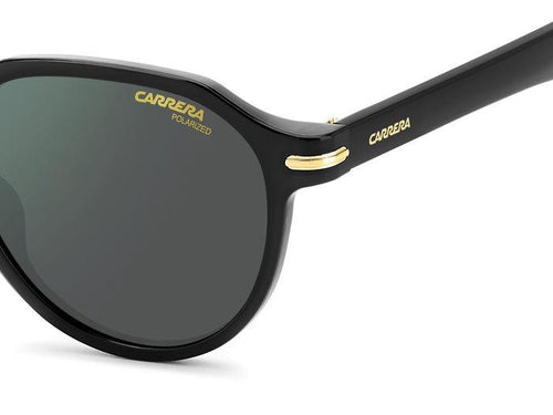 Carrera Polarized Grey Oval Sunglasses