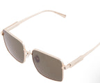 Ferragamo Gold Ladies Square Sunglasses
