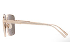 Ferragamo Gold Ladies Square Sunglasses