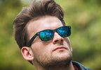 Ray Ban New Wayfarer Flash Sun - Black & Blue