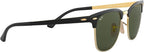Ray Ban Clubmaster Metal Sun - Black & Gold