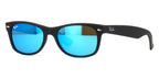 Ray Ban New Wayfarer Flash Sun - Black & Blue