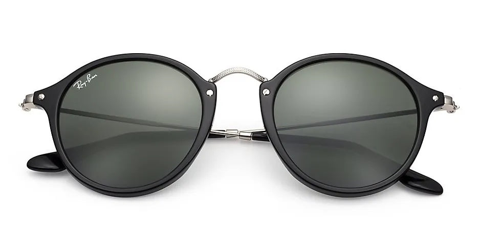 Ray Ban Fleck Sun - Black & Silver