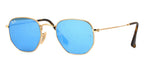 Ray Ban Hexagonal Sun - Light Blue Flash