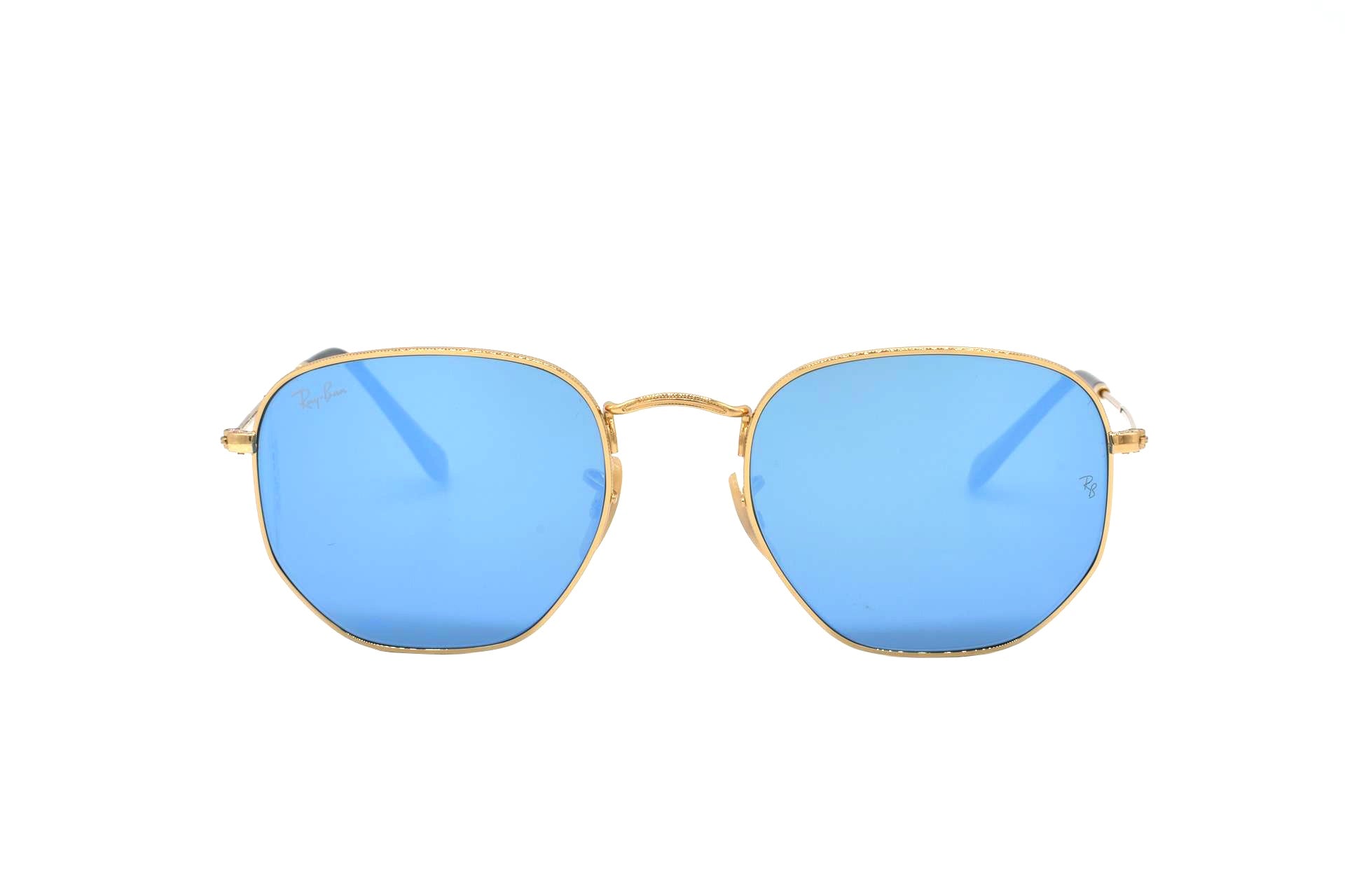Ray Ban Hexagonal Sun - Light Blue Flash